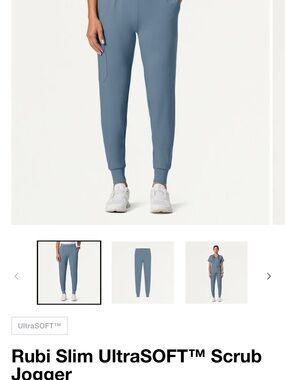 Jaanuu UltraSOFT™ Scrub Joggers - Storm Blue